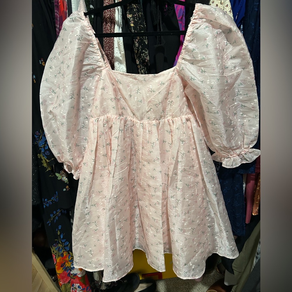 Altar’s State pink floral dress